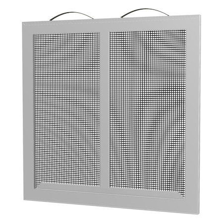 Ritescreen 2 in. W x 53 in H Slider Glider Window Screen, SL3, UltraVue Mesh, White SL3-C01-MSUV-L00-H53-W2